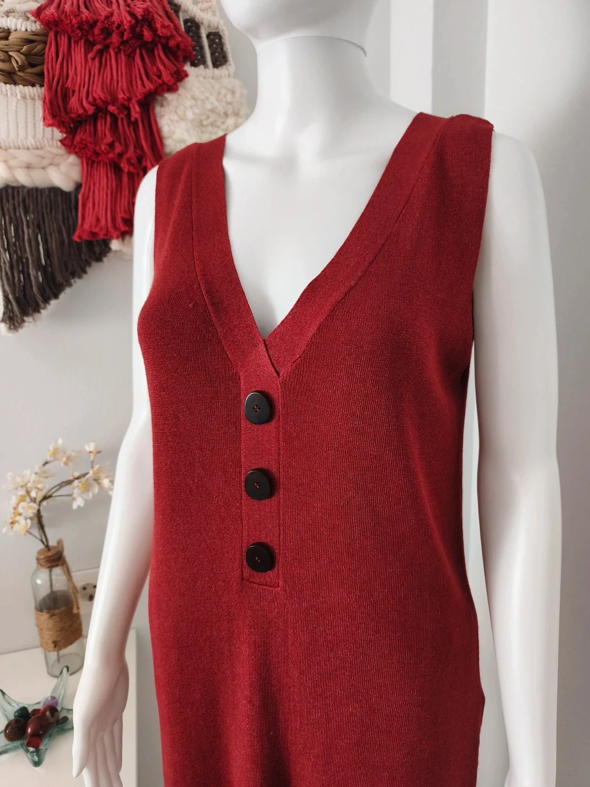 Maxi chaleco/ Top largo de punto by Sfera Collection – Sfera Collection – taille M / 38 / 10 4