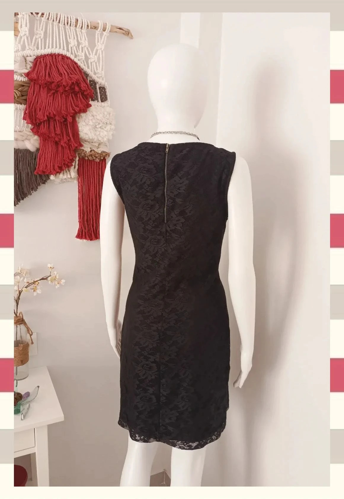 Vestido corto de Encaje Negro edc by Esprit T.S. – EDC by Esprit – taille S / 36 / 8 3