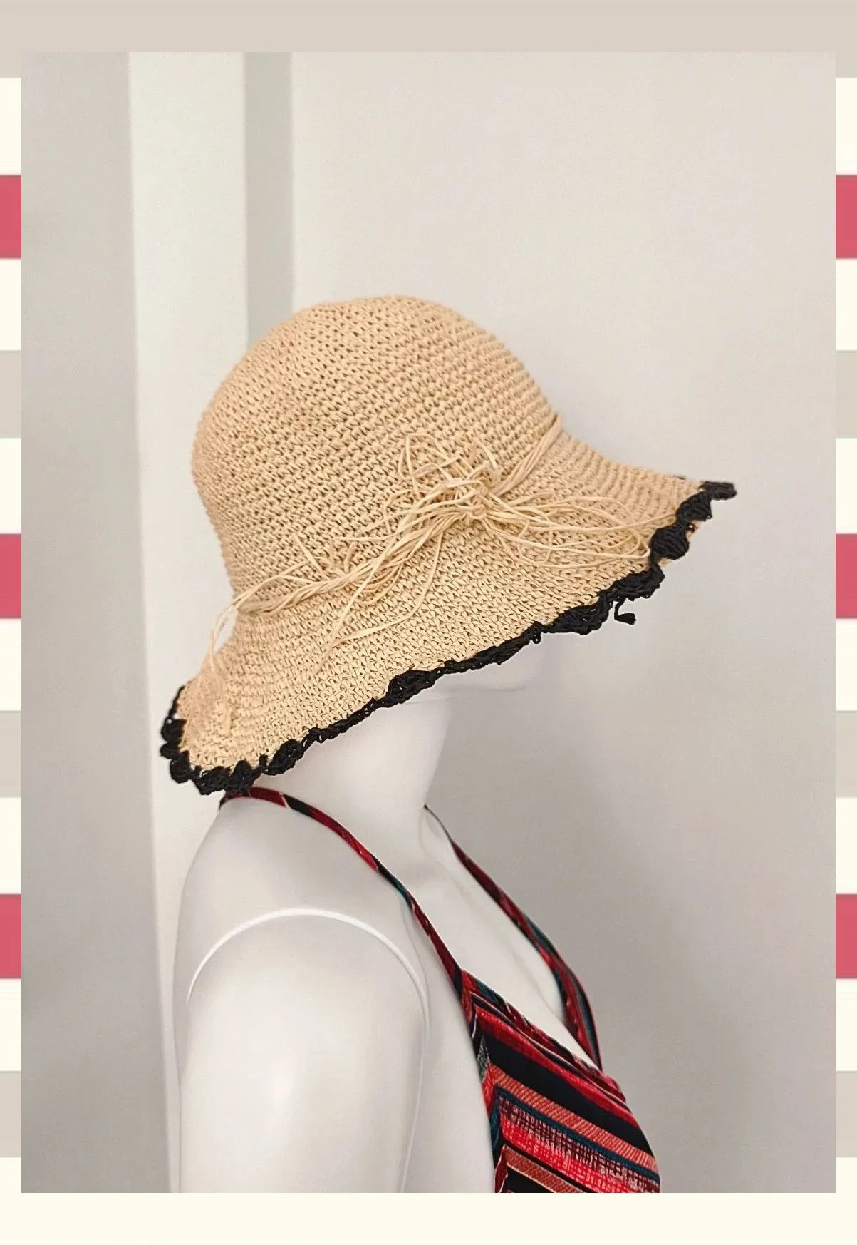 Sombrero de rafia Marca Zara Home Beach Collection – Zara Home – taille 56 3
