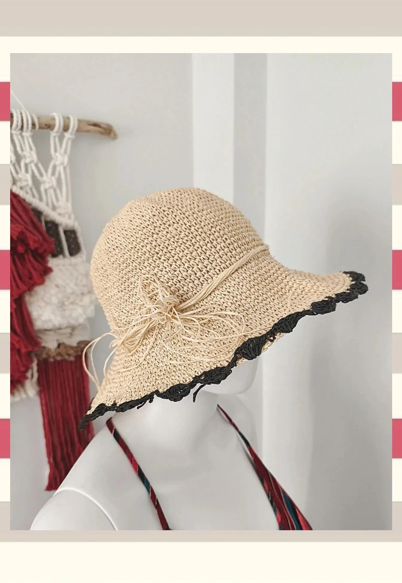 Sombrero de rafia Marca Zara Home Beach Collection – Zara Home – taille 56 2