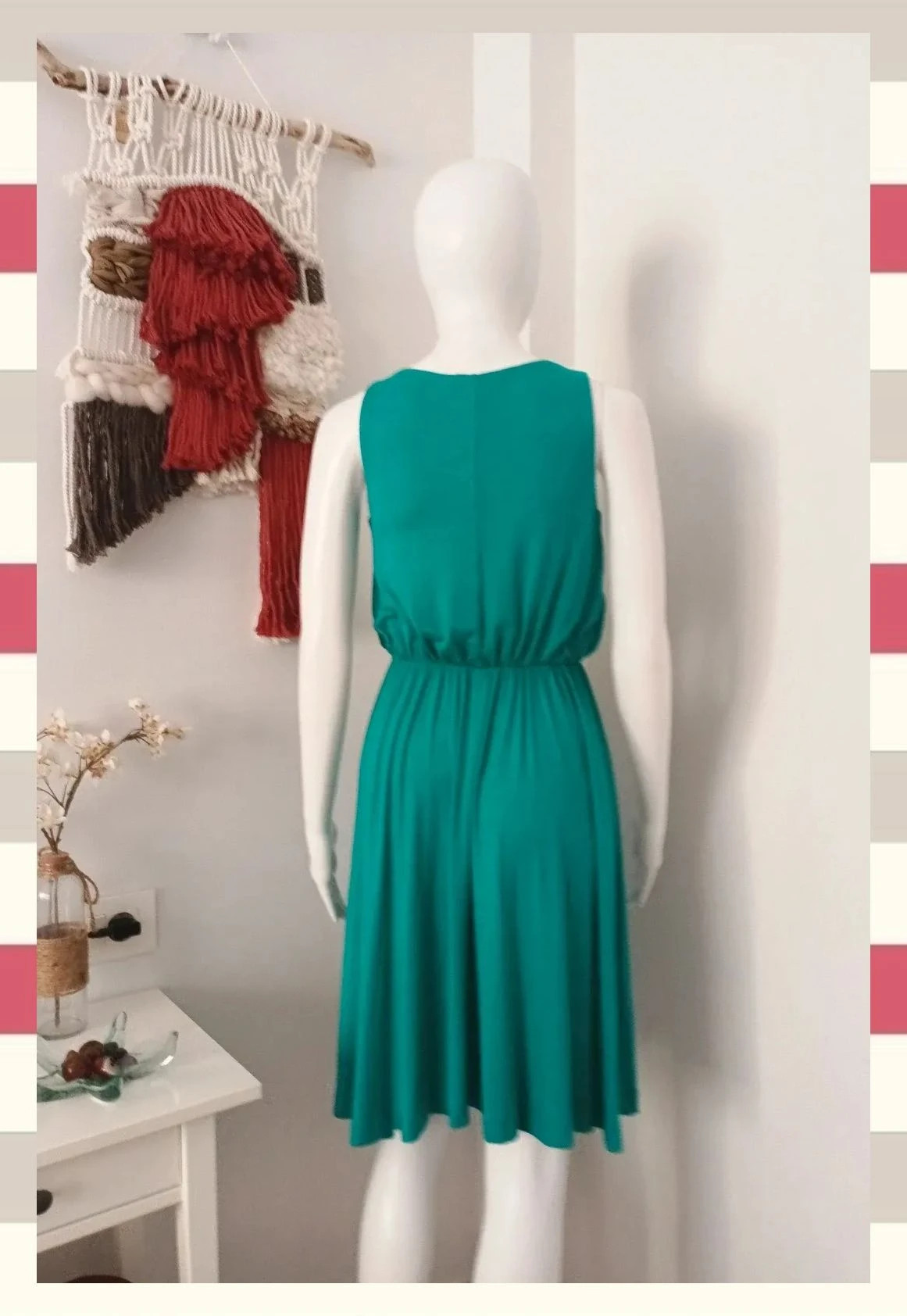 Elegante vestido verde Esmeralda by Formula Joven T.S. – Fórmula Joven – taille S / 36 / 8 3