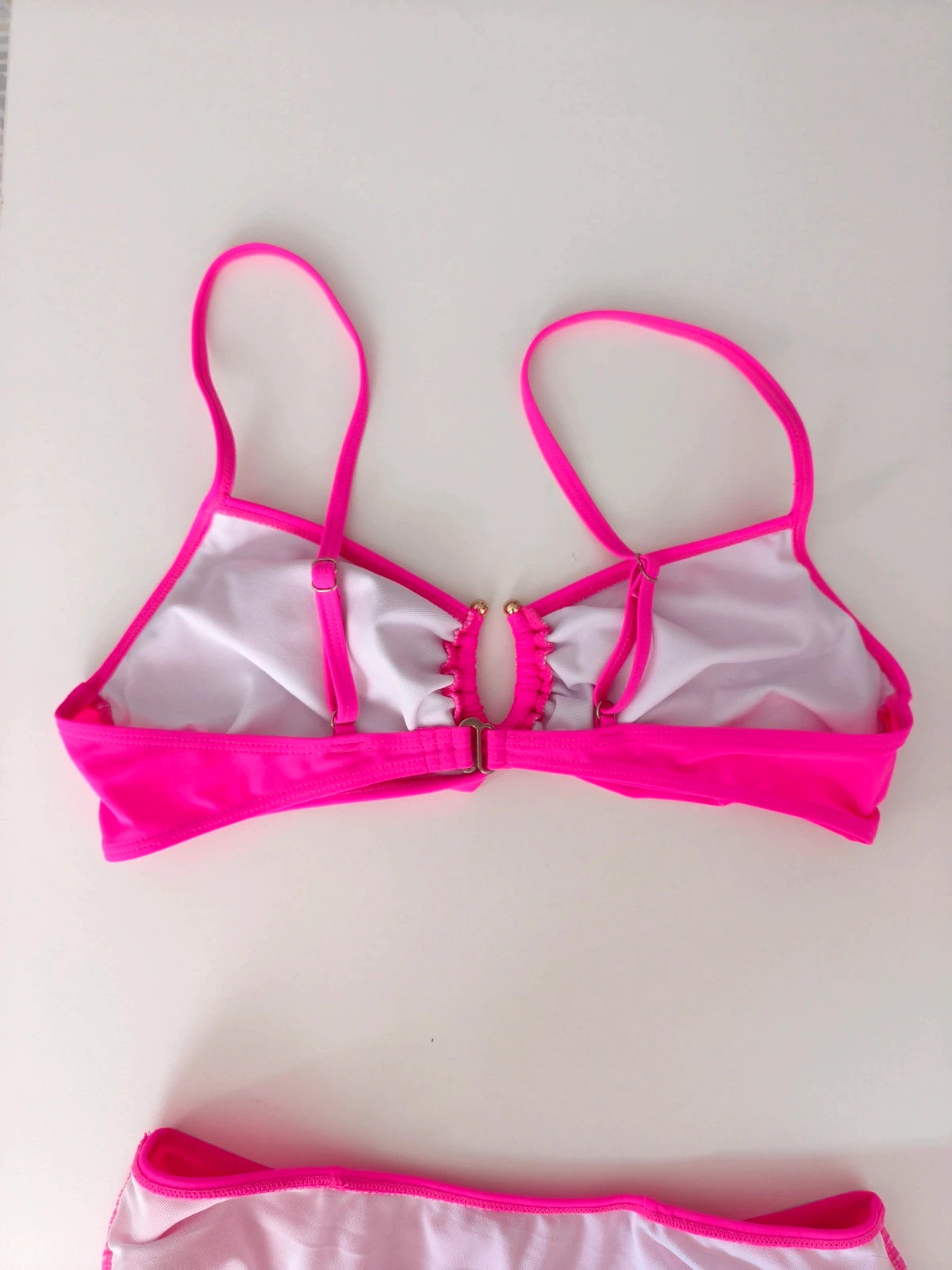 Bikini Rosa Fucsia Neón Nuevo Sin Usar T.L – La Boutique – taille L / 40 / 12 3