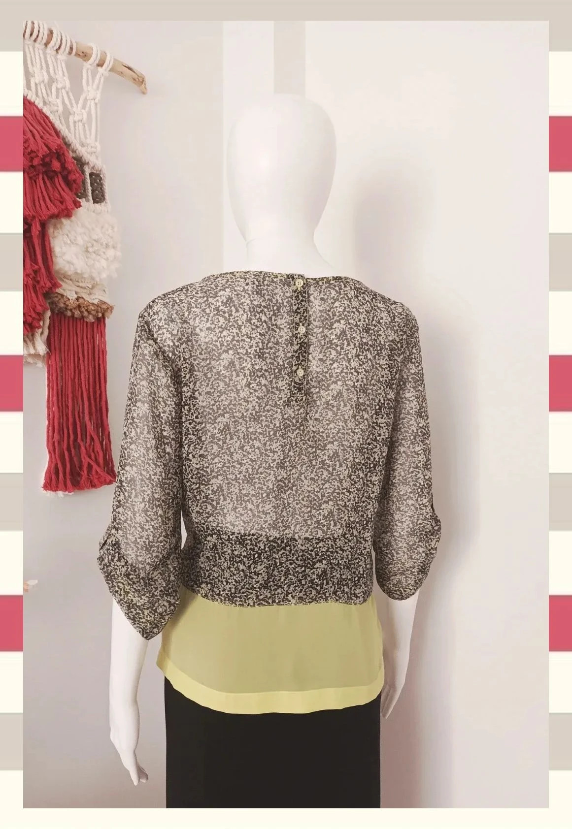 Blusa Estampada de Gasa S.Oliver TS – s.Oliver – taille S / 36 / 8 2