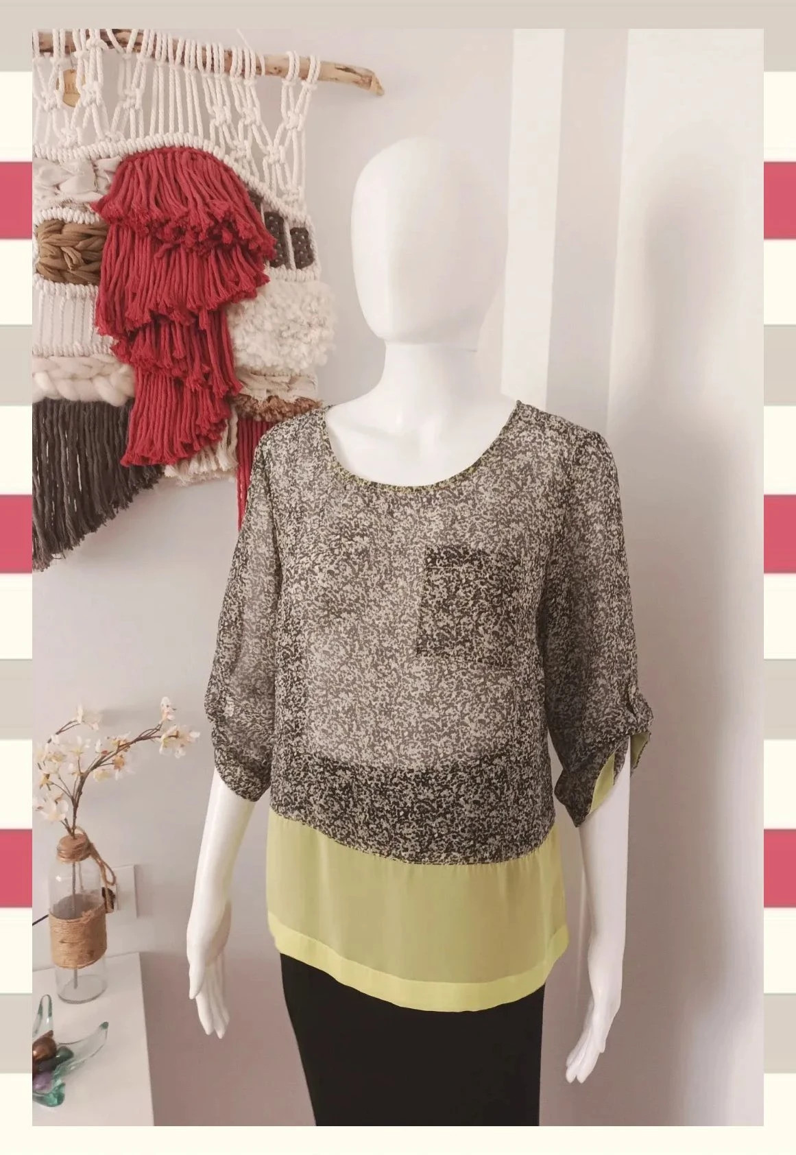 Blusa Estampada de Gasa S.Oliver TS
