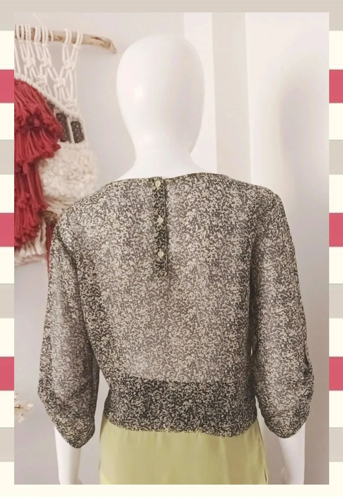 Blusa Estampada de Gasa S.Oliver TS – s.Oliver – taille S / 36 / 8 4