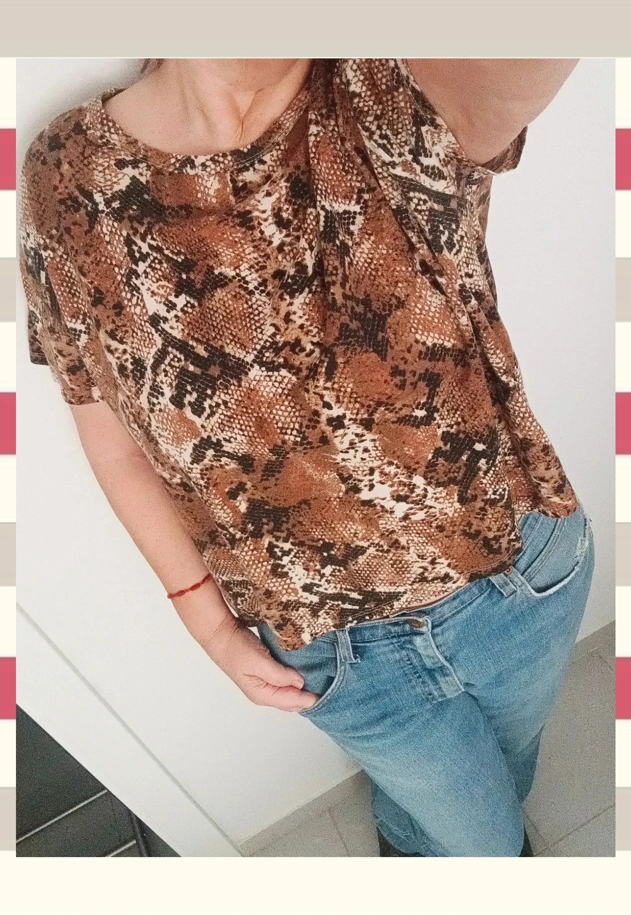 Camiseta corta de Zara Trafaluc T.L/XL – Zara Trafaluc – taille XL / 42 / 14 2