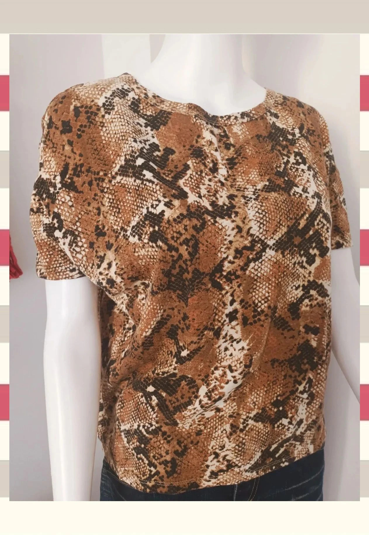 Camiseta corta de Zara Trafaluc T.L/XL – Zara Trafaluc – taille XL / 42 / 14 3