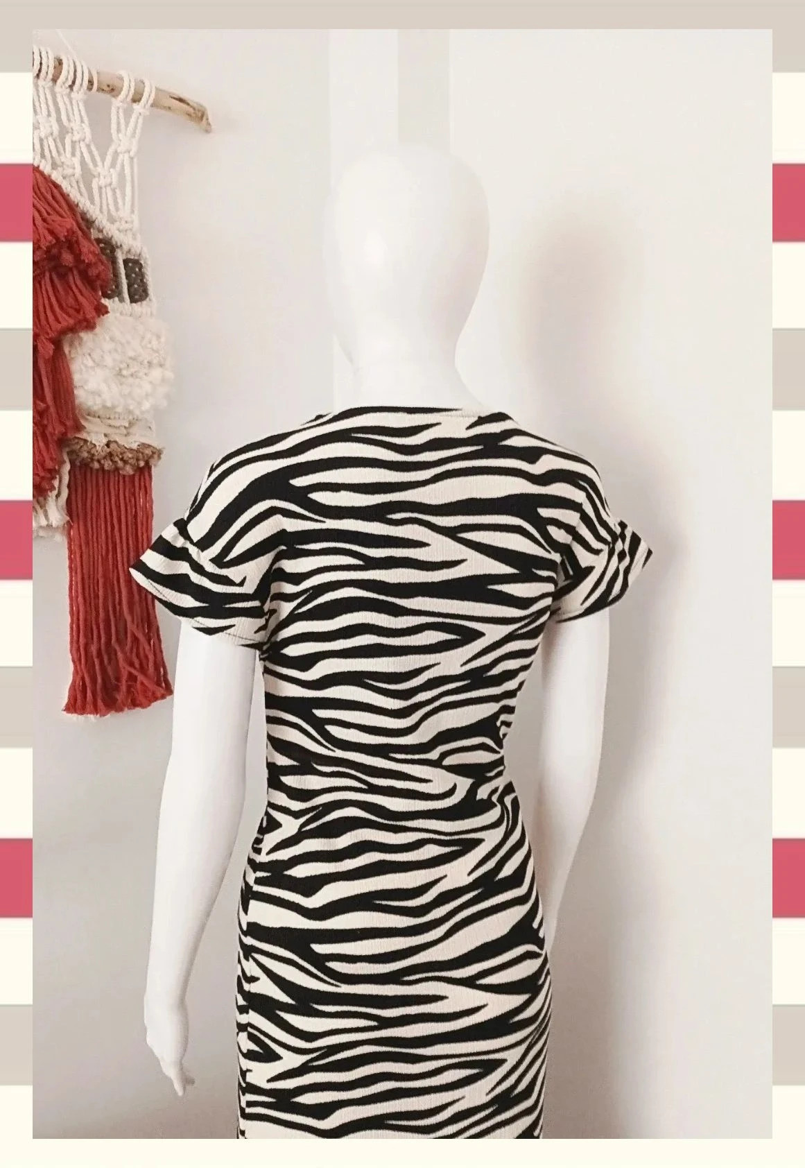 Maxi vestido Print Cebra T.S. – Sfera Casual – taille S / 36 / 8 5
