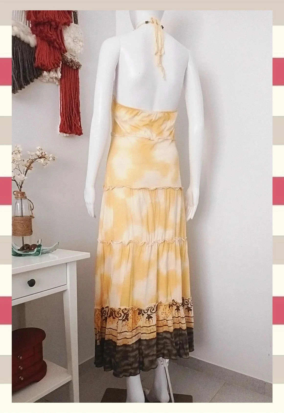 Vestido Largo Boho Ibiza Chic Tie-Dye T.L – Boutique IBIZA – taille L / 40 / 12 2