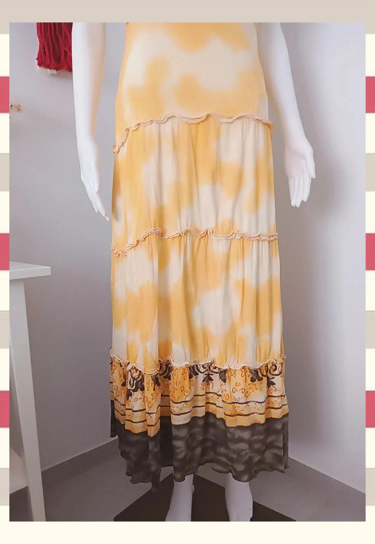Vestido Largo Boho Ibiza Chic Tie-Dye T.L – Boutique IBIZA – taille L / 40 / 12 4