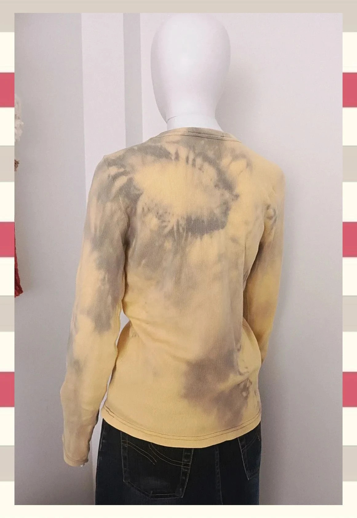Camiseta canalé Diseño Tie-dye Zara T.L – Zara – taille L / 40 / 12 2