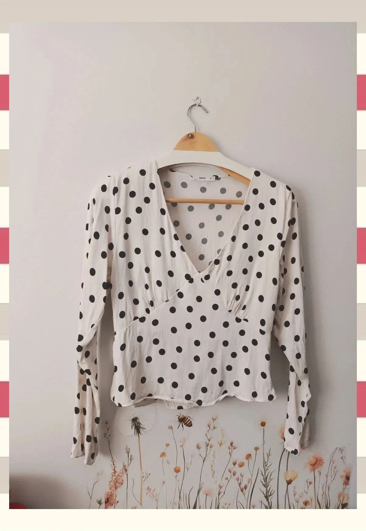 Blusa de Lunares Estilo Retro T.M.