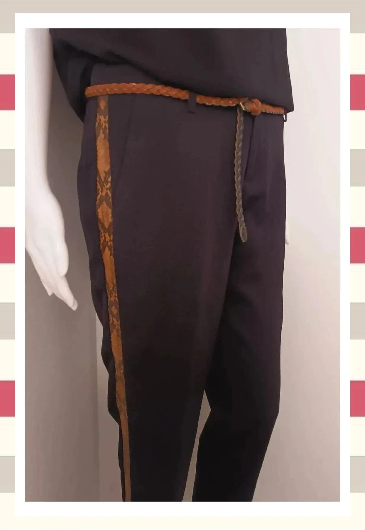 Pantalon de vestir Scotch & Soda Detalle lateral Snake – Scotch & Soda – taille S / 36 / 8 5