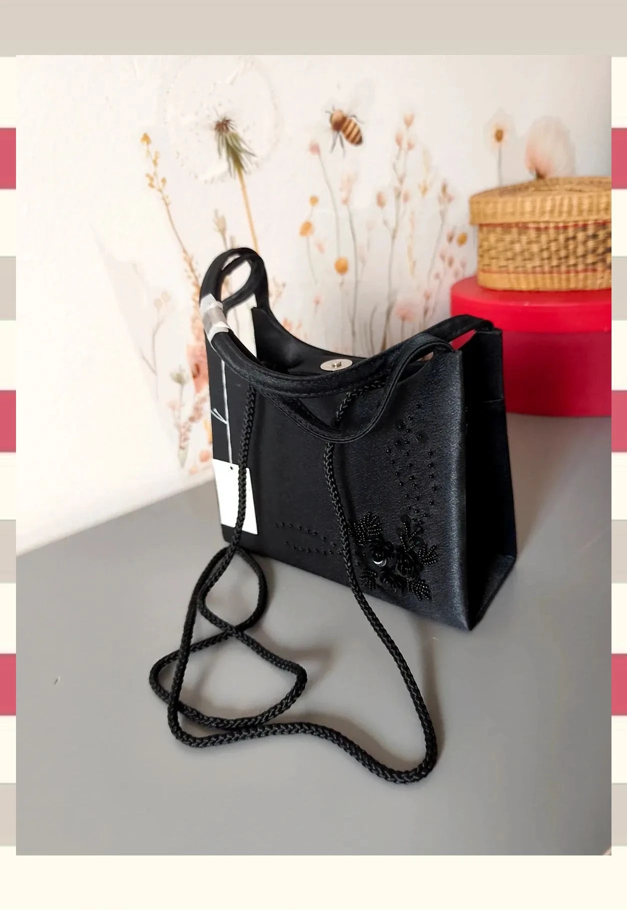 Mini bolso de Mano de Fiesta Satinado Nuevo – La Boutique 3
