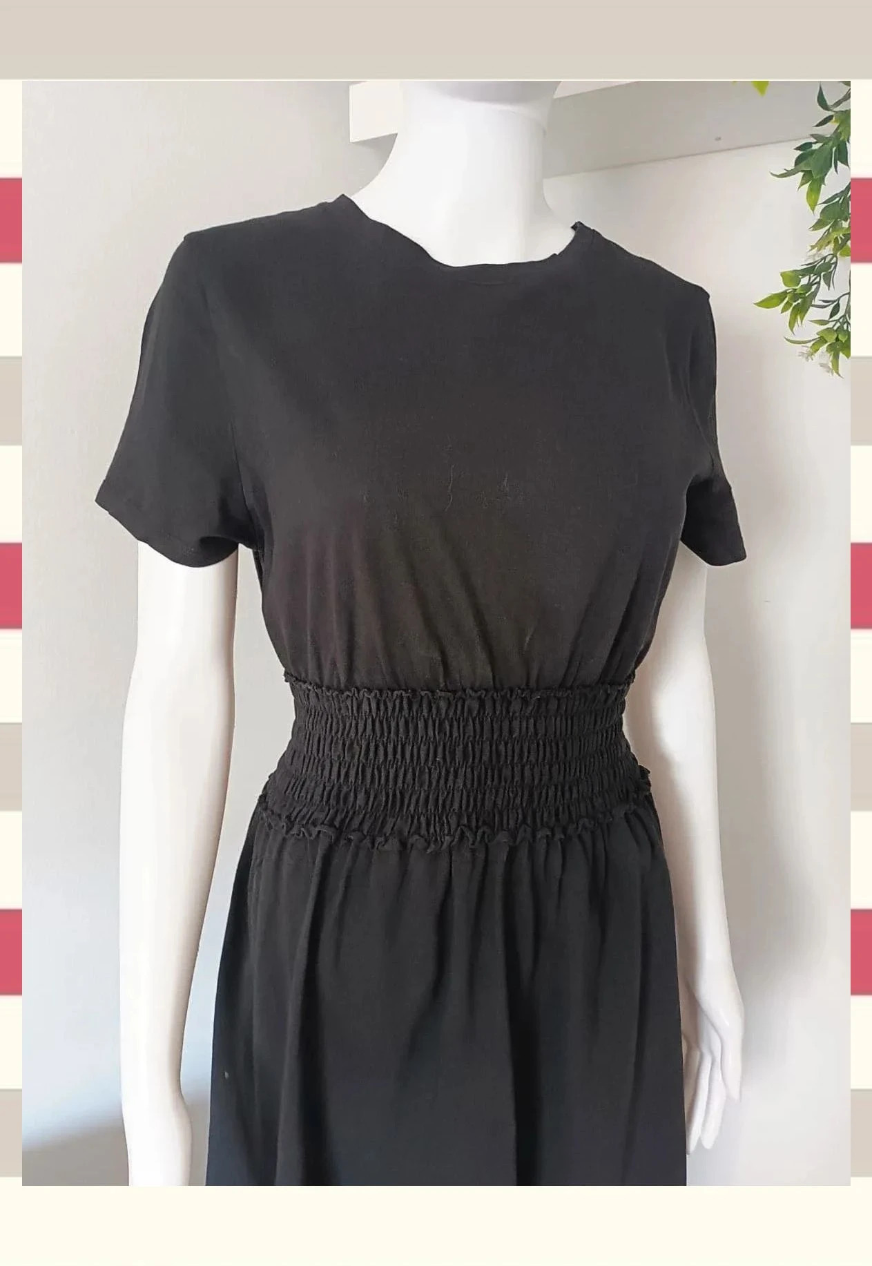 Vestido Negro Topshop Cintura Elástica – Topshop – taille M / 38 / 10 3