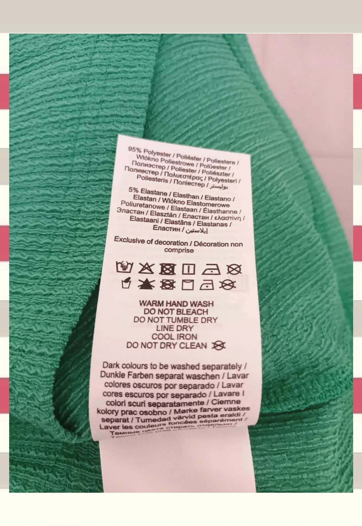 Top Verde Texturizado con Volantes by Vero Moda T.XS – Vero Moda – taille XS / 34 / 6 5