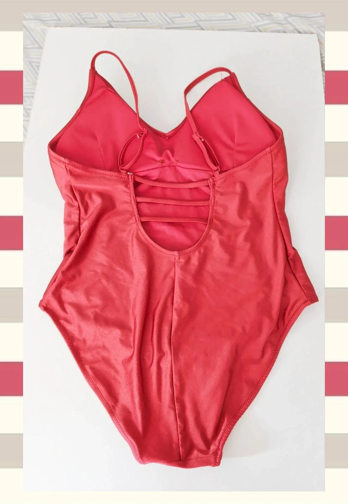 Bañador Con espalda Cruzada Satinado – Boutique Bohéme – taille M / 38 / 10 2