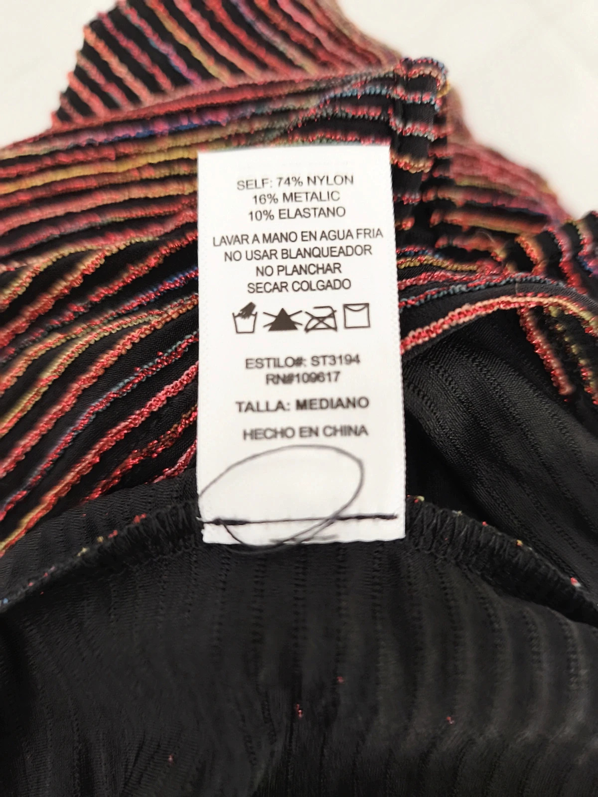 Jersey fino Con hilo plateado Como Nuevo – Vintage Boutique – taille M / 38 / 10 5