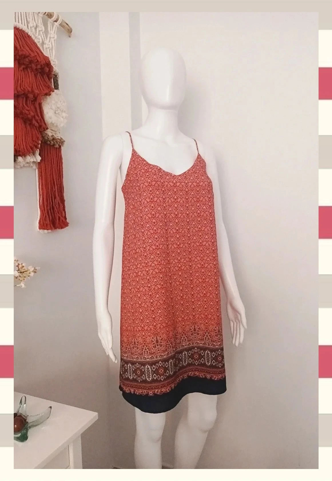Elegante vestido Boho Espalda abierta MNG Casual T.S