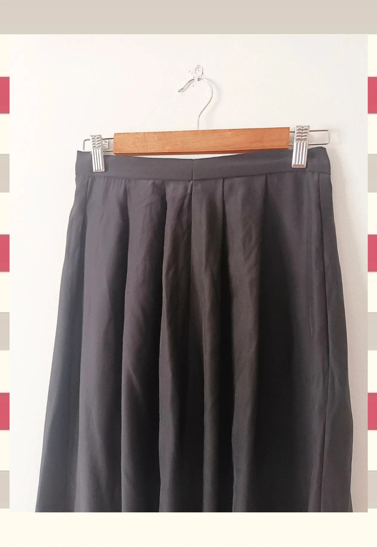 Bermuda Culotte de Saten Negro by Juan Vidal – Juan Vidal – taille L / 40 / 12 3