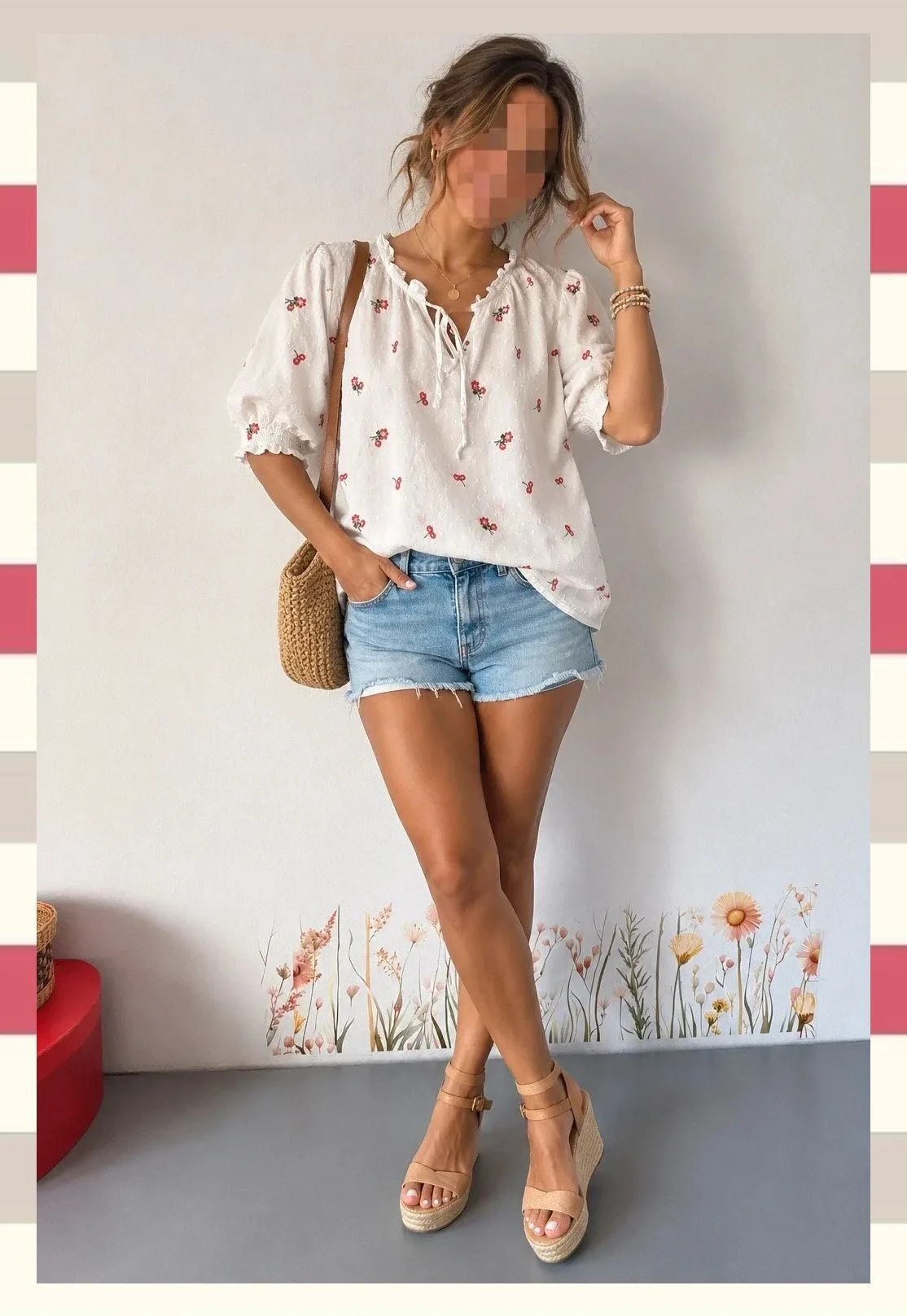 Preciosa Blusa Romántica Plumety by M&Co T.44 – M&Co – taille XXL / 44 / 16 3