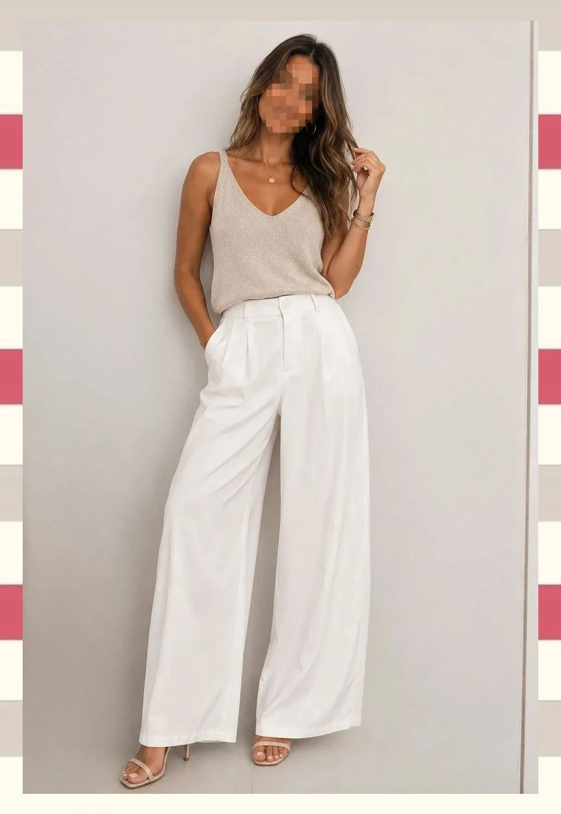 Pantalon Palazzo/wide leg Tito zalto T.XL – La Boutique – taille XL / 42 / 14 3