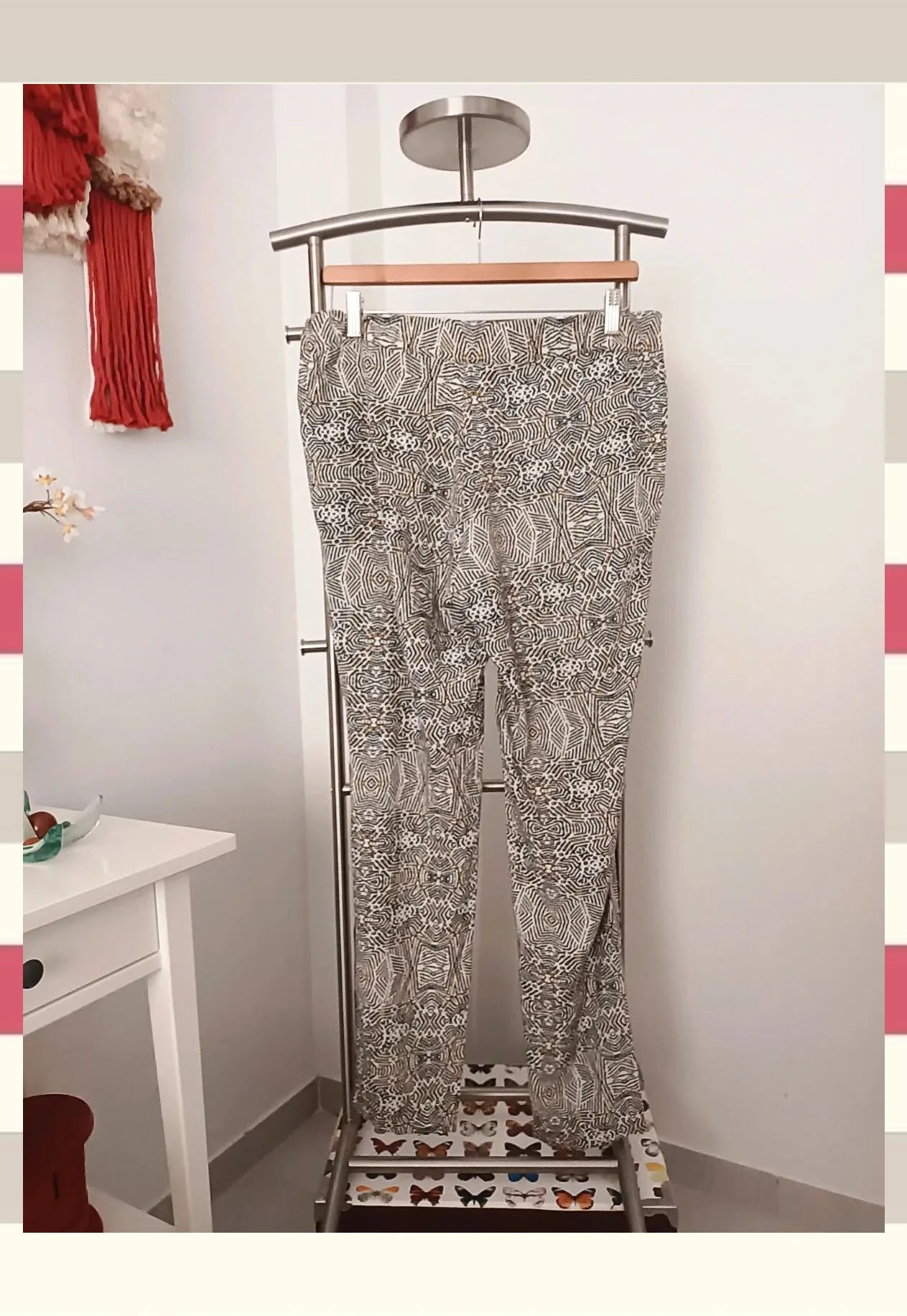 Pantalón fluido con estampado Geometrico By JOY T. L/xL – By Joy – taille XL / 42 / 14 2
