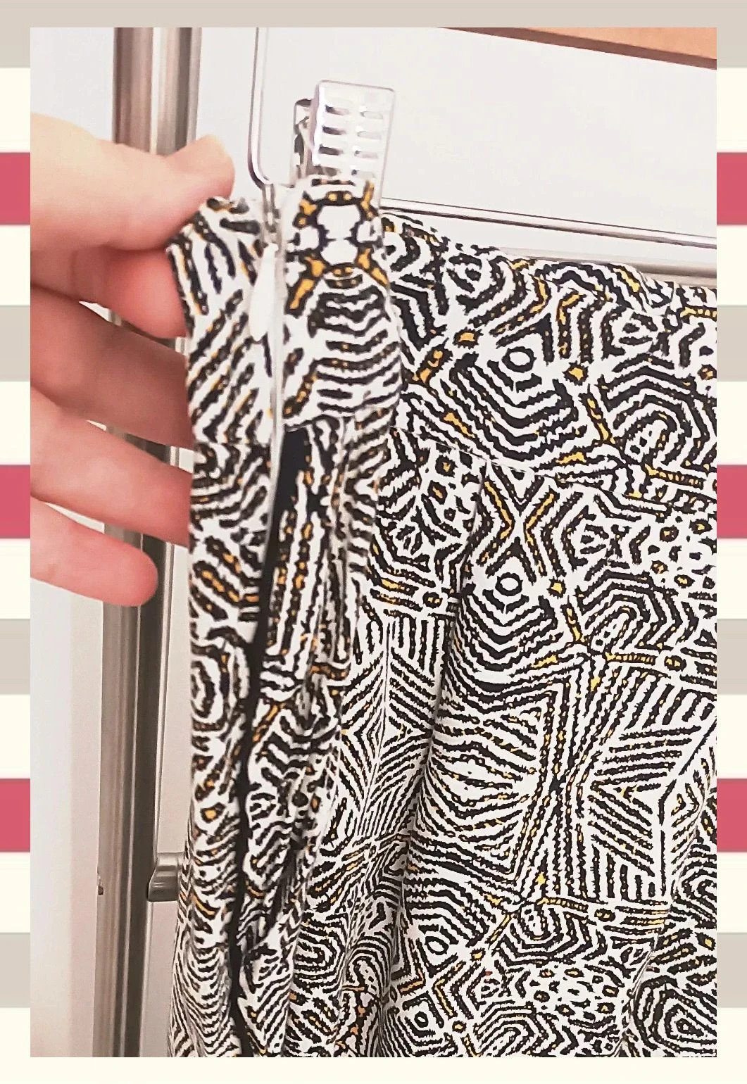 Pantalón fluido con estampado Geometrico By JOY T. L/xL – By Joy – taille XL / 42 / 14 5