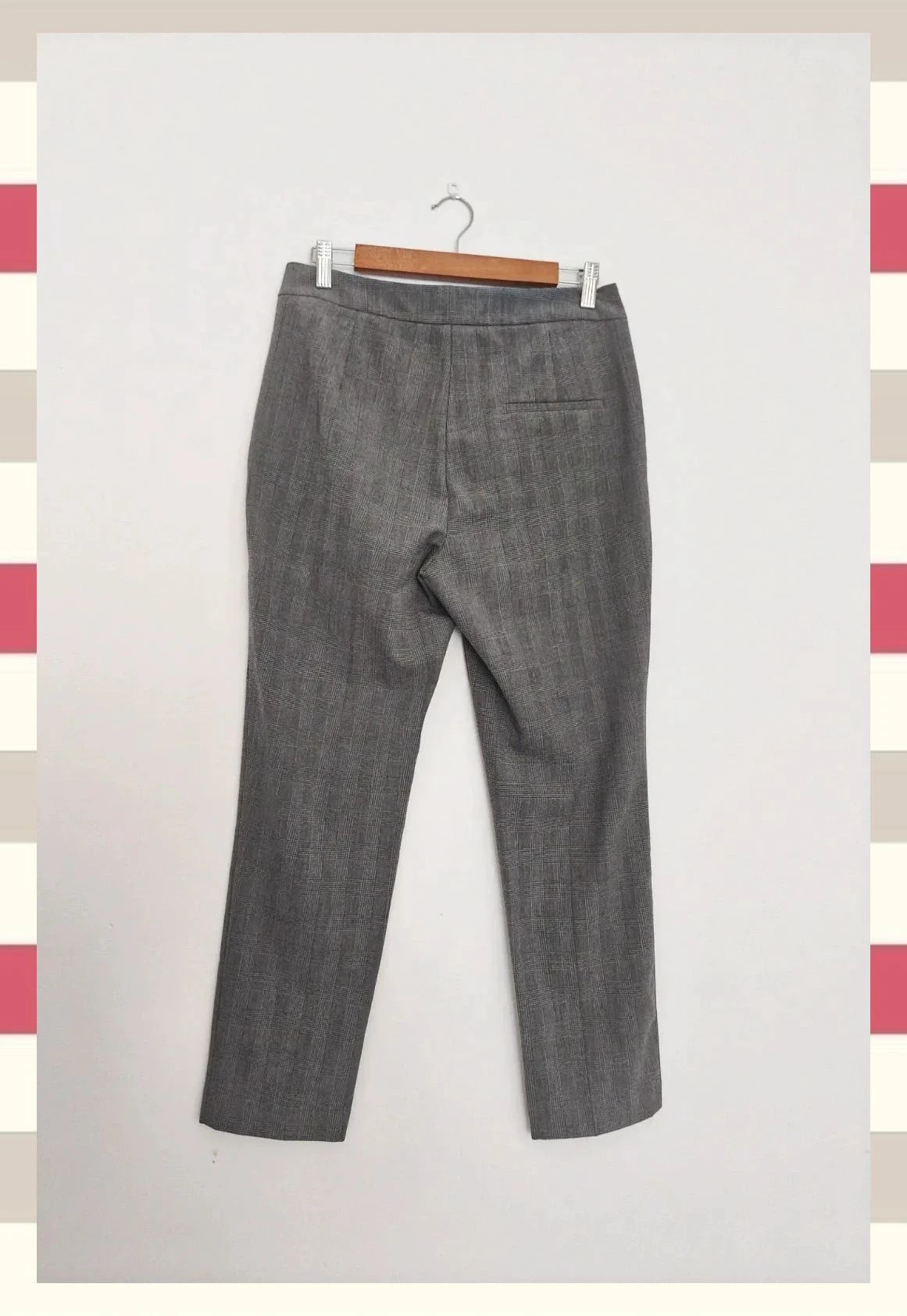 Pantalón de Vestir Cuadros by Zara Basic T M. – Zara – taille M / 38 / 10 2