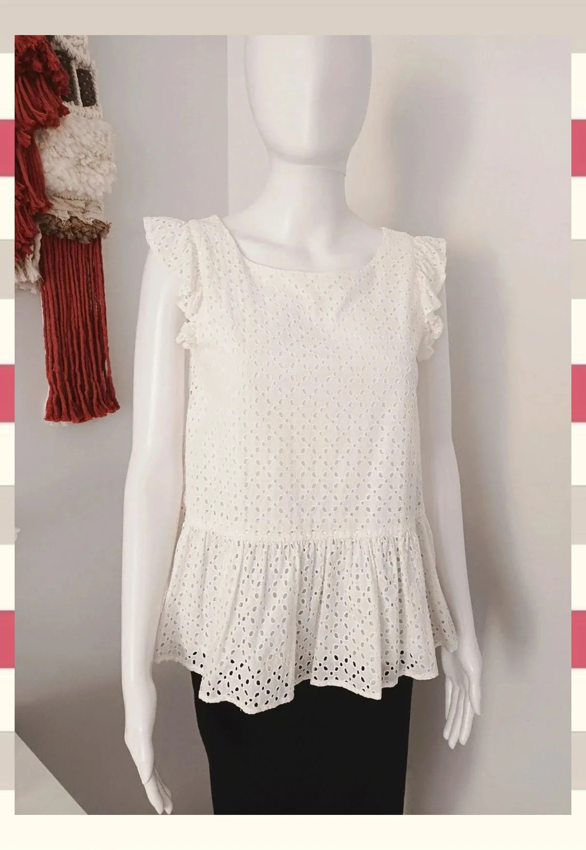 Hermosa blusa Bordado Suizo By Polo Ralph Lauren T.S – Ralph Lauren – taille S / 36 / 8