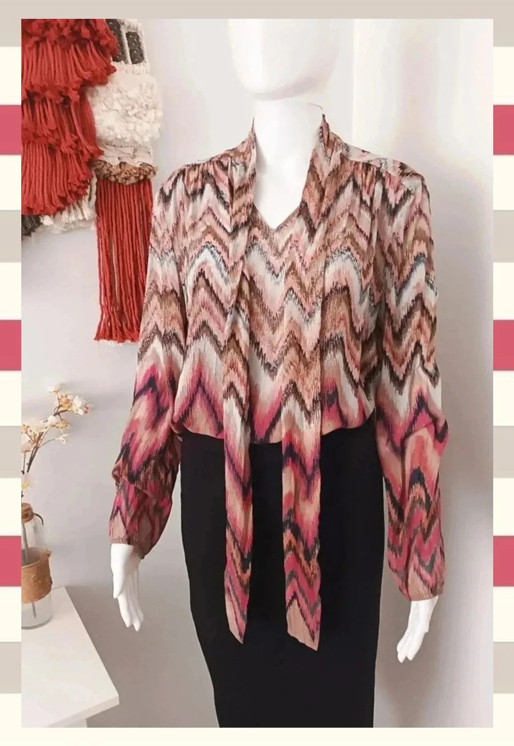 Fabulosa Blusa Luisa Cerano Viscosa 100% – Luisa Cerano – taille L / 40 / 12 4