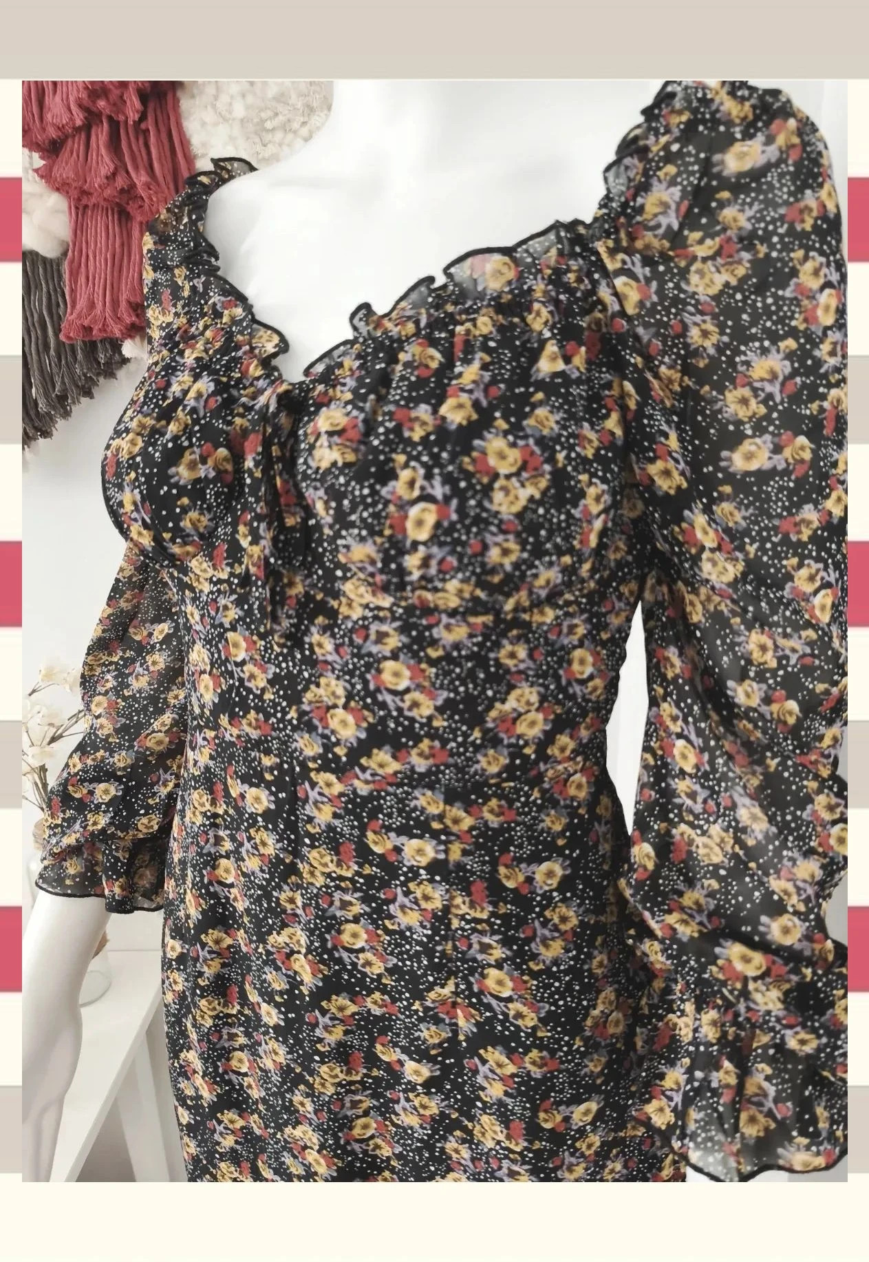 Vestido corto estampado Floral by Nasty Gal – Nasty Gal – taille M / 38 / 10 3
