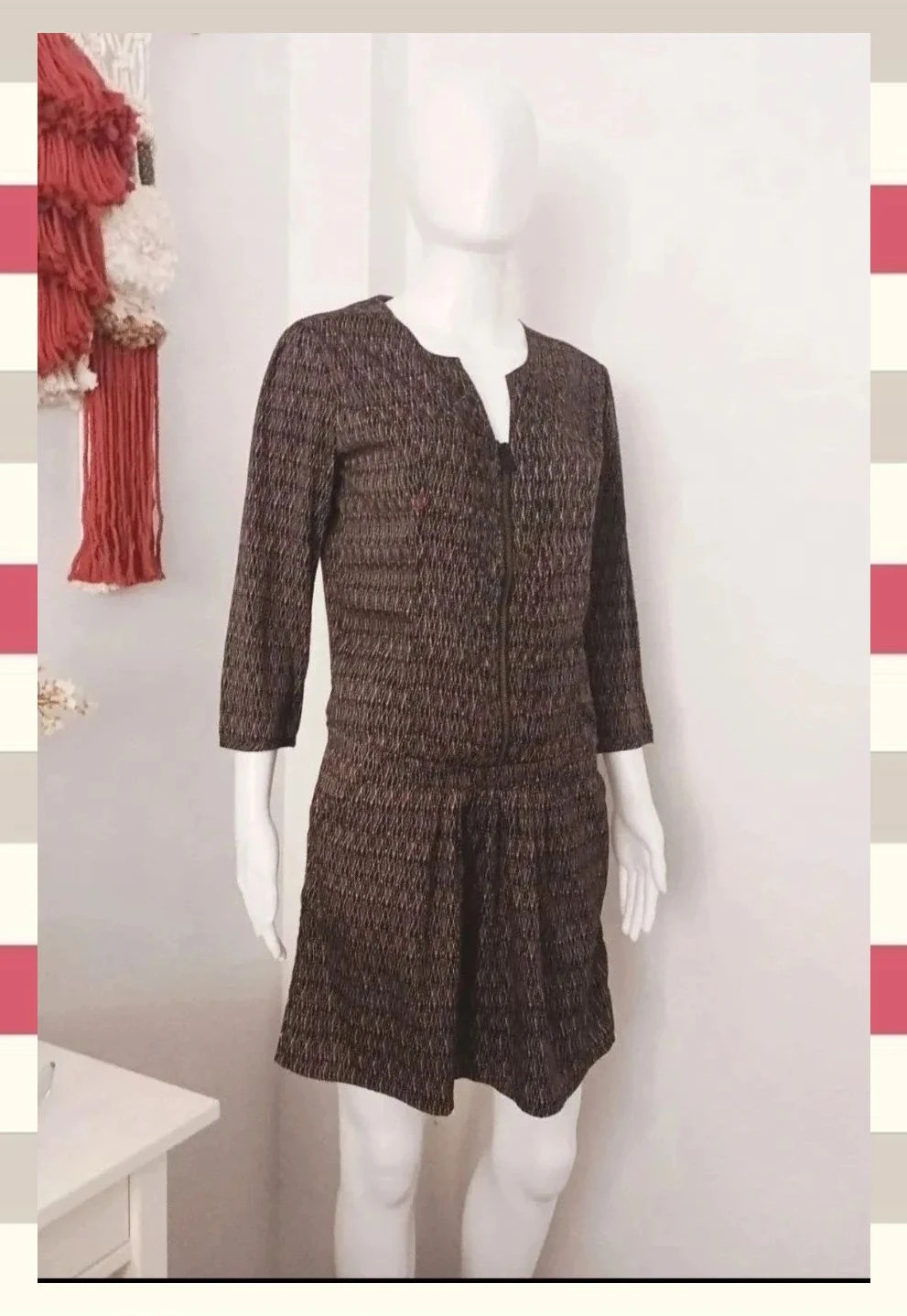 Vestido Estampado Maison Scotch T.1