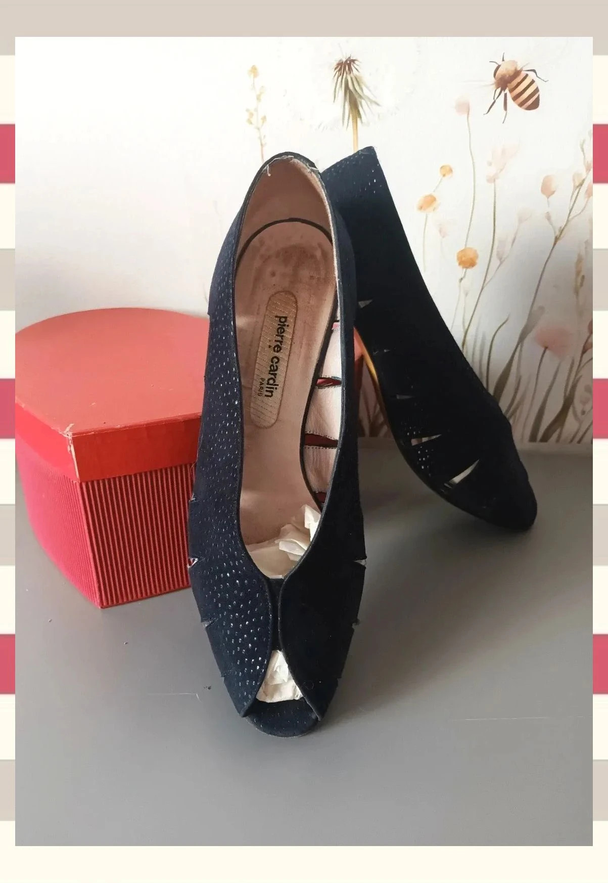 Zapatos Pierre Cardin Azul Marino Calados