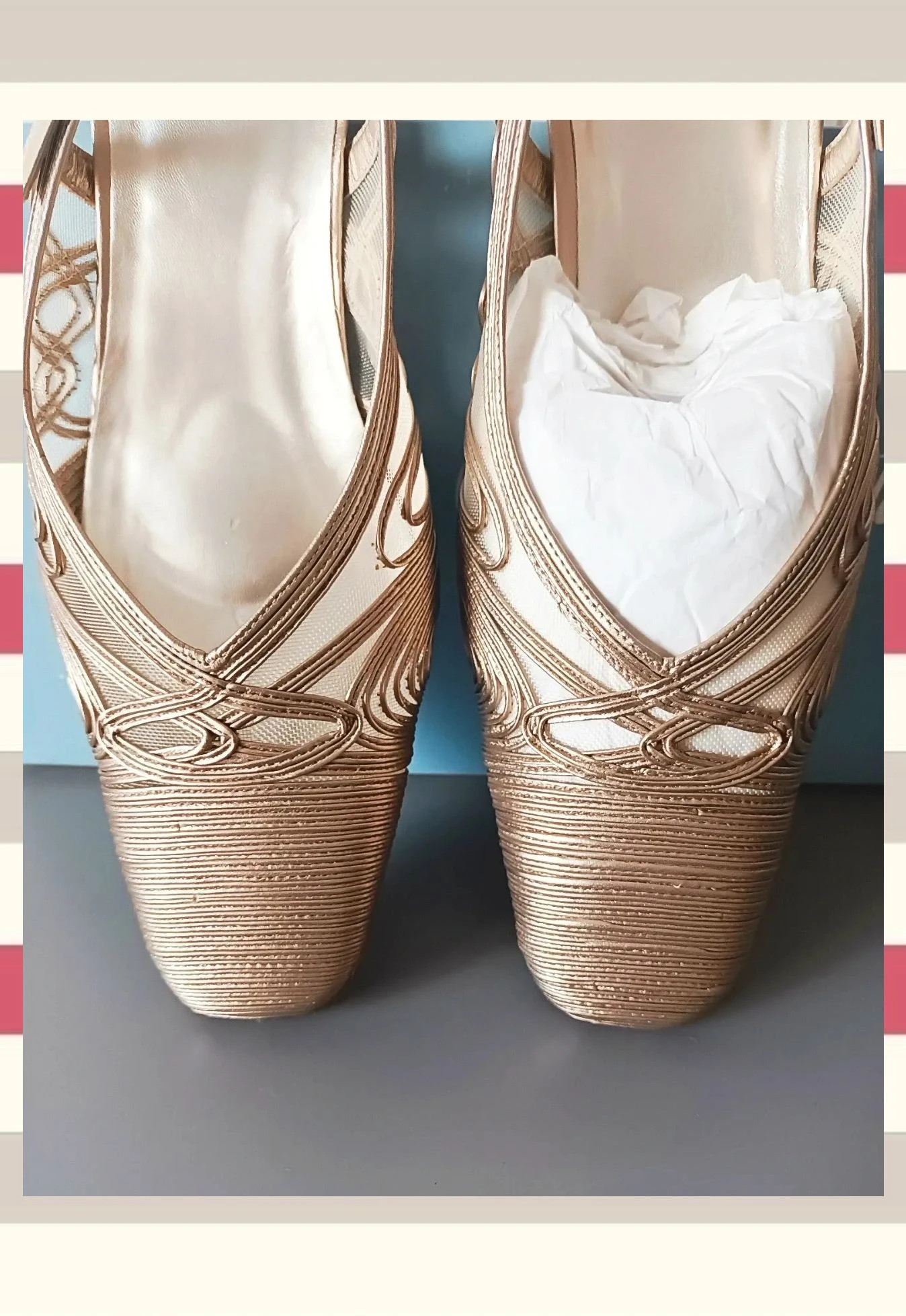 Zapatos de fiesta Guanflex champan metalizado T.38 – Guanflex – taille 38 3