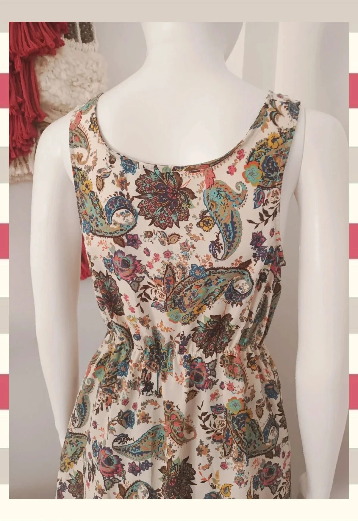 Top/Bluson con Estampado Paisley T.S. – Papaya – taille S / 36 / 8 4
