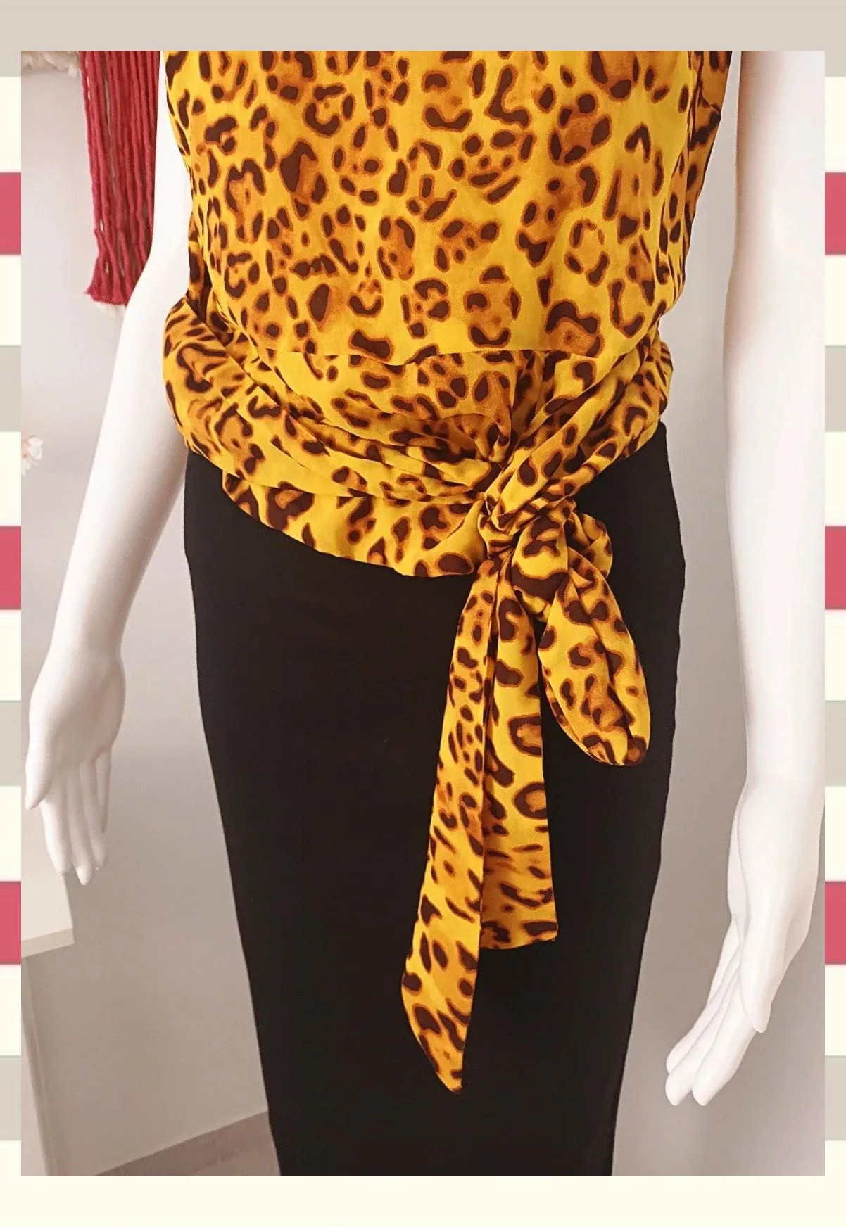 Elegante Top/ Blusa By Carlo Pascual Print Animal T. M. – Carlo Pascual – taille M / 38 / 10 4