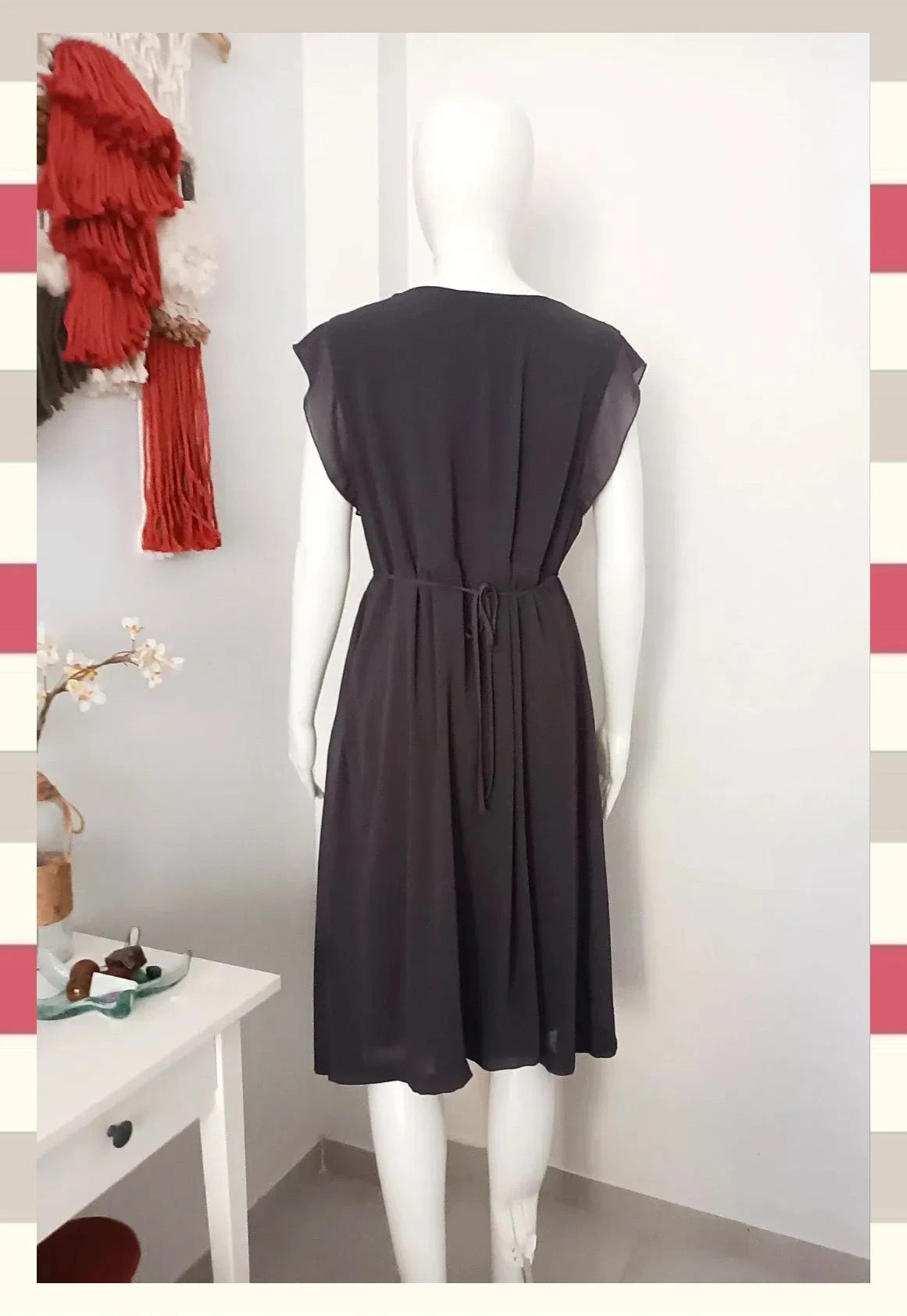 Vestido Invitada Gris Antracita T.XL Usado una vez – ML STYLE – taille XL / 42 / 14 2
