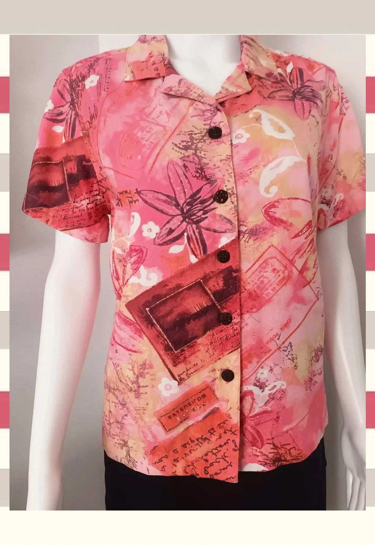 Camisa Manga Corta by Caribbean Joe Go T.S – Caribbean Joe – taille S / 36 / 8 4