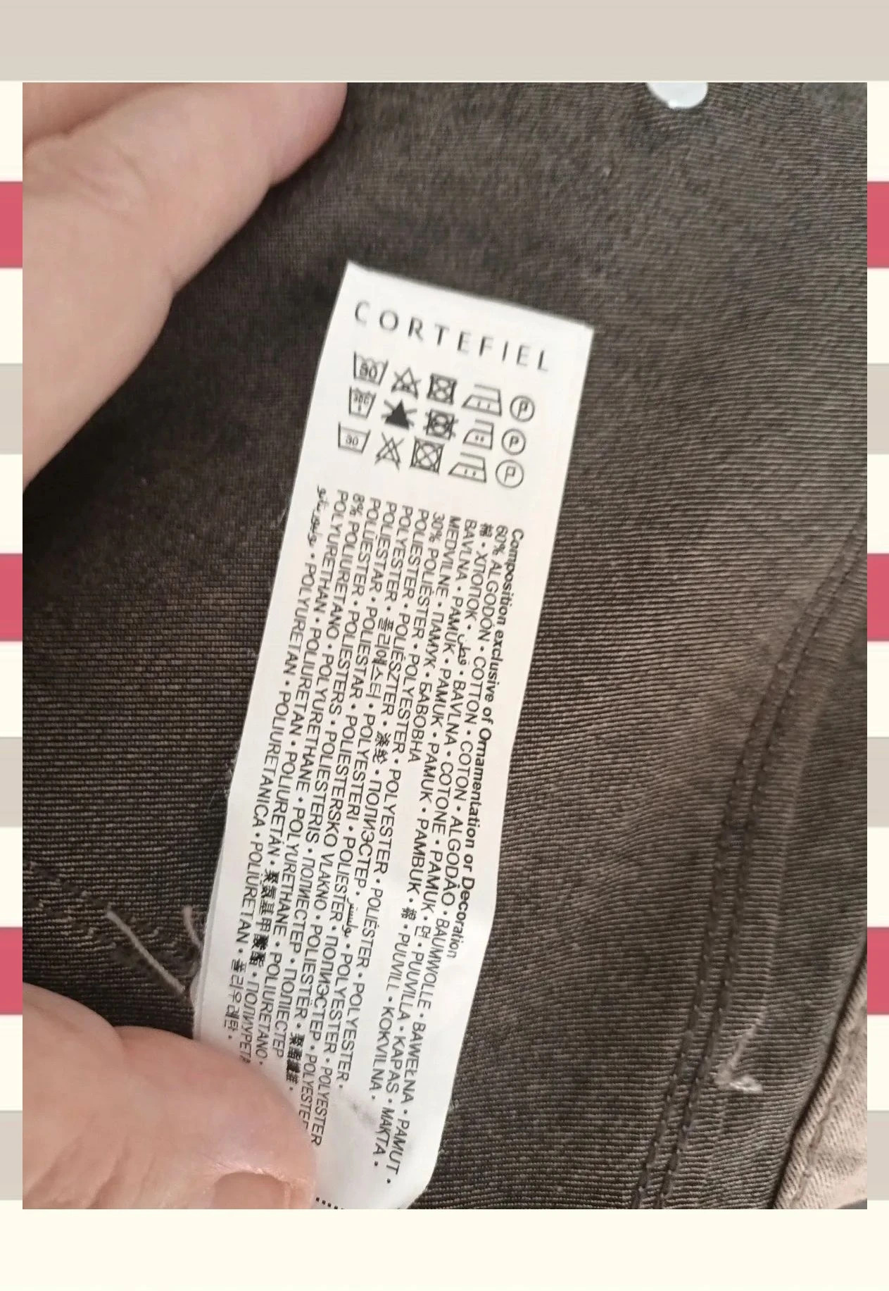 Falda lápiz beige Cortefiel T.36 (S) - corte recto, muy buen estado 👗 – Cortefiel – taille S / 36 / 8 5