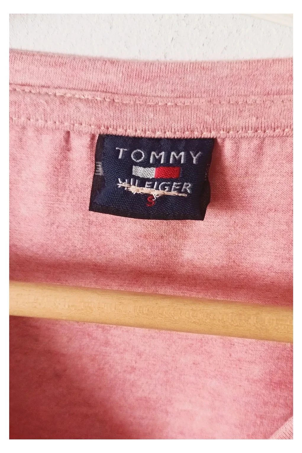 Camiseta Tommy Hilfiger Original Rosa Melange – Tommy Hilfiger – taille S / 36 / 8 4
