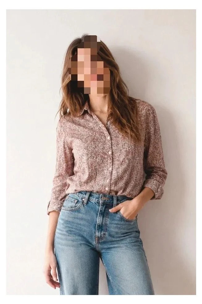 Blusa Estampada Boteli 100% viscosa T42 – Boteli – taille XL / 42 / 14 2