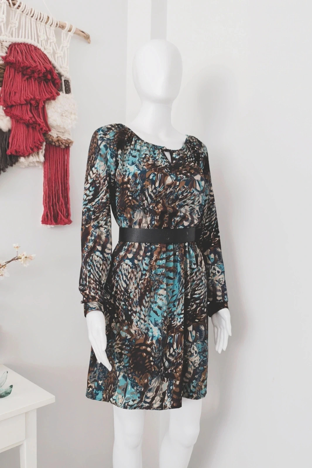 Mini Vestido Estampado Abstracto by Formula Joven T.38 – Fórmula Joven – taille M / 38 / 10