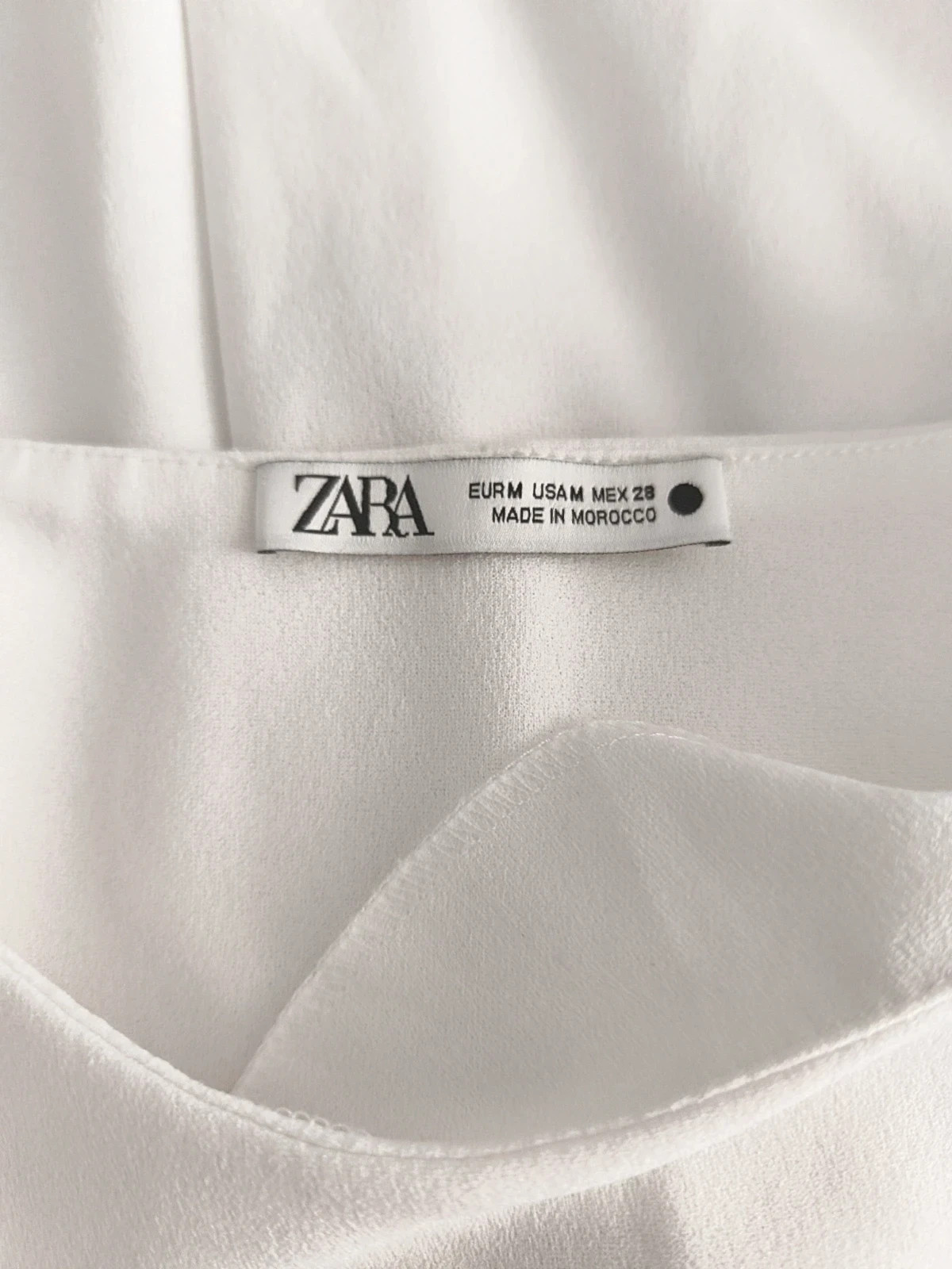 Vestido Corto Blanco by Zara T.M. – Zara – taille M / 38 / 10 5