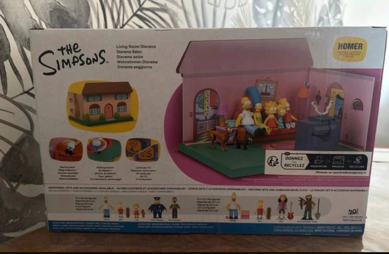 Diorama Salon Les Simpsons (Living Room) – JAKKS PACIFIC – taille 14 ans 2