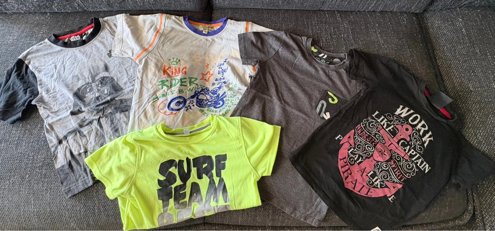 Lot de 5 t-shirts taille 5 ans – toutes marques – taille 5 ans 3