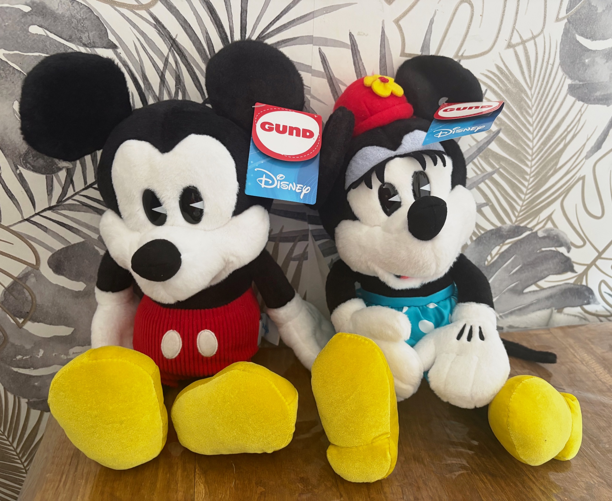 Peluches Mickey et Minnie Mouse Gund Disney