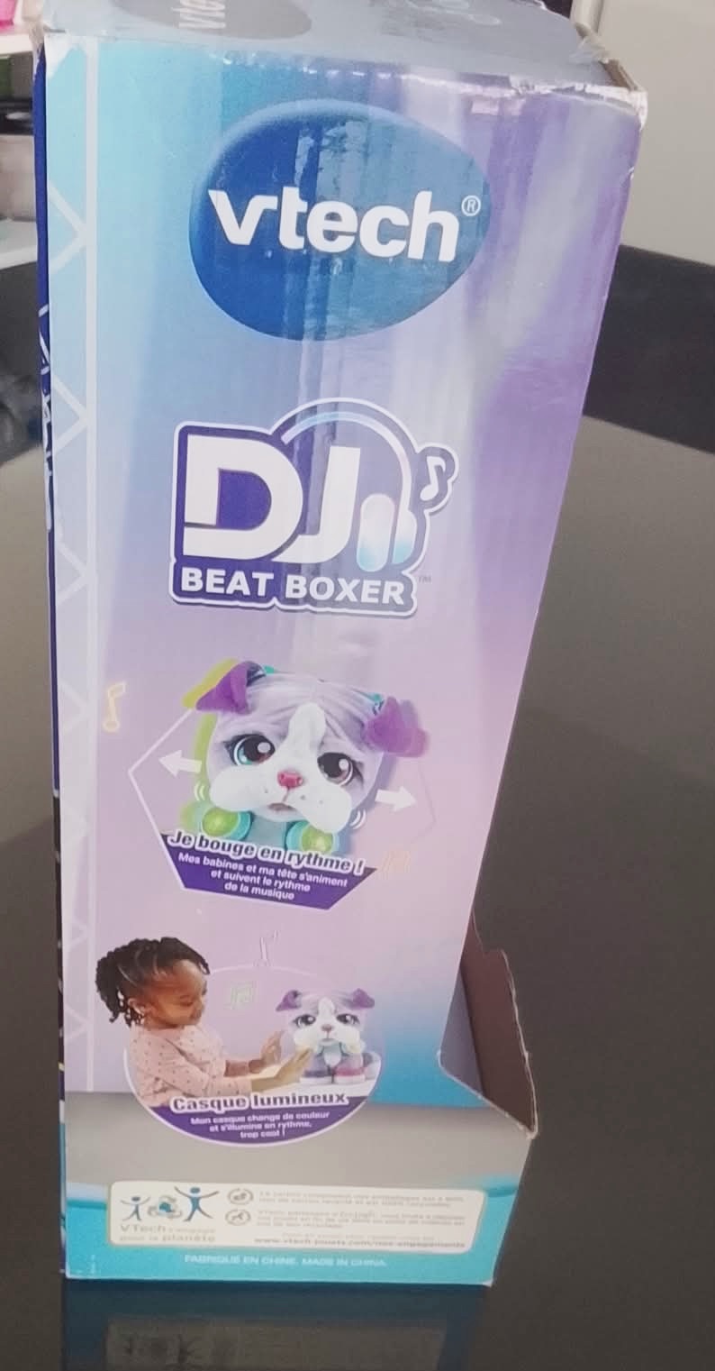 Peluche interactive VTech DJ Beat Boxer – VTech – taille 4 ans 2