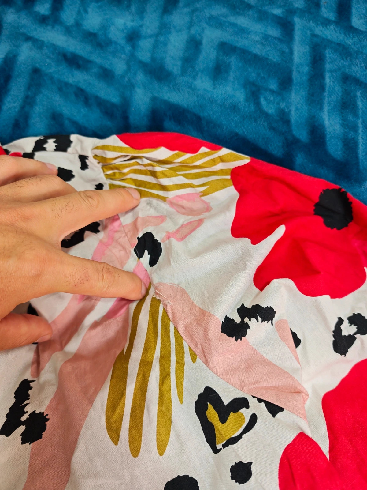 Blusa camisera estampada Wibra – Wibra – taille M / 38 / 10 2