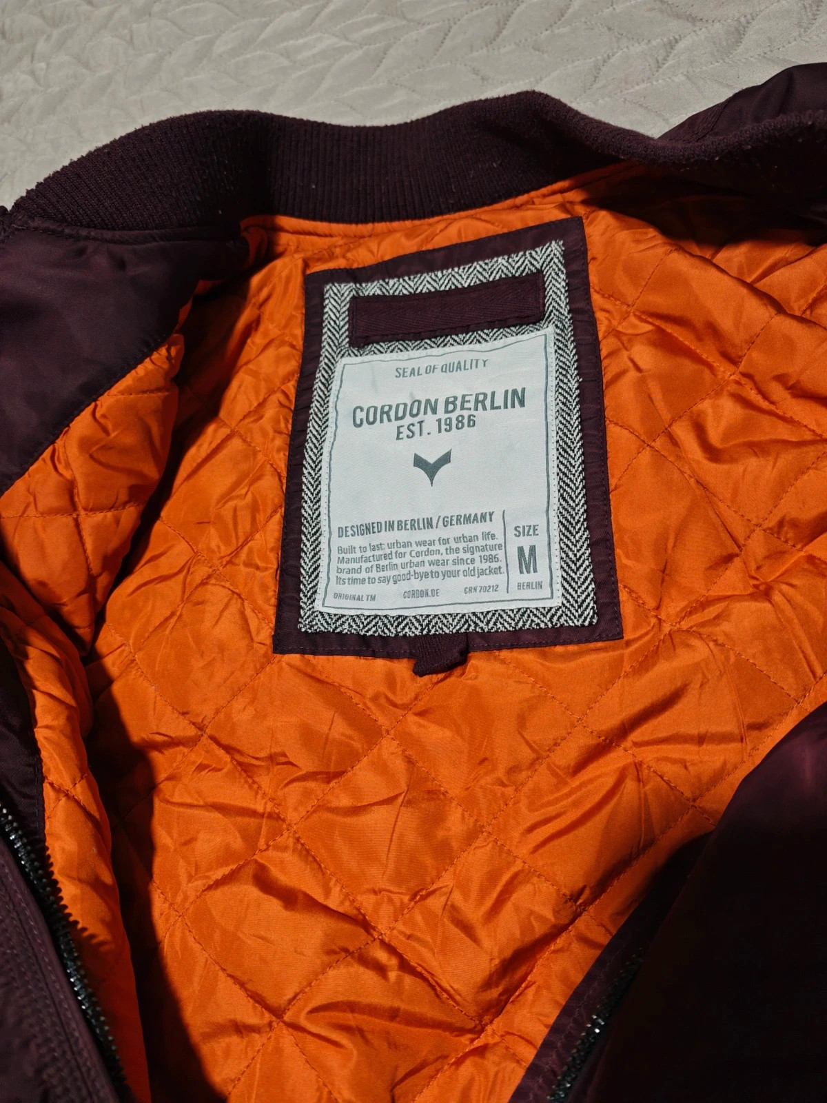 Chaqueta Bomber / Aviador Cordon Sport Berlin Streetwear – cordon berlin – taille M 3